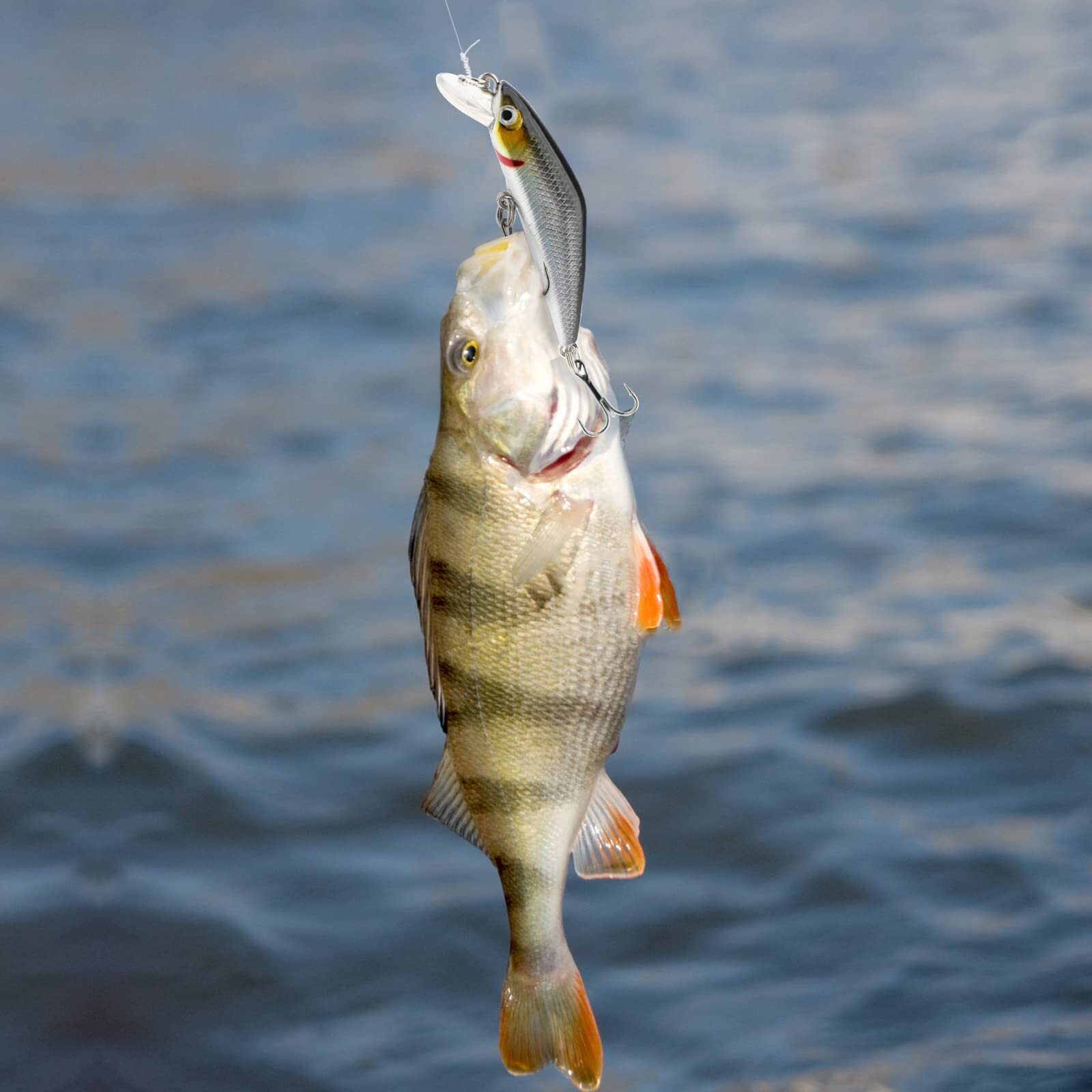 10 Crankbait Fishing Lures Swimbaits Topwater Lures for Fresh and Saltwater - Image 2
