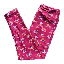 TWEEN LuLaRoe Gigi & Jax ~ RAINBOW PATTERN ~ Leggings; SIZES 00-0; juniors