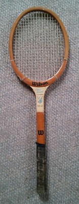 Raquette De Tennis Vintage Wilson Speed Flex En Bois, Taille De Grip 4 1/2, Chris Evert