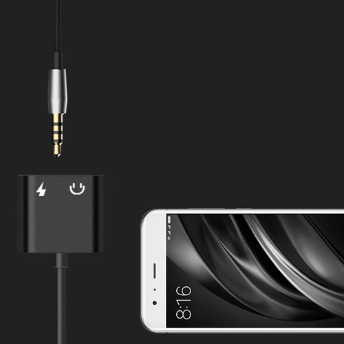 2 In 1 Type C To 3.5mm Headphone Adapter Audio Charger Black - 第 6/11 張圖片