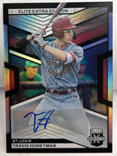 Travis Honeyman 2023 Panini Elite Extra Edition Prospect Autograph Auto #101