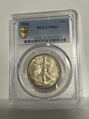 1936 Walking Liberty 50c PCGS MS64