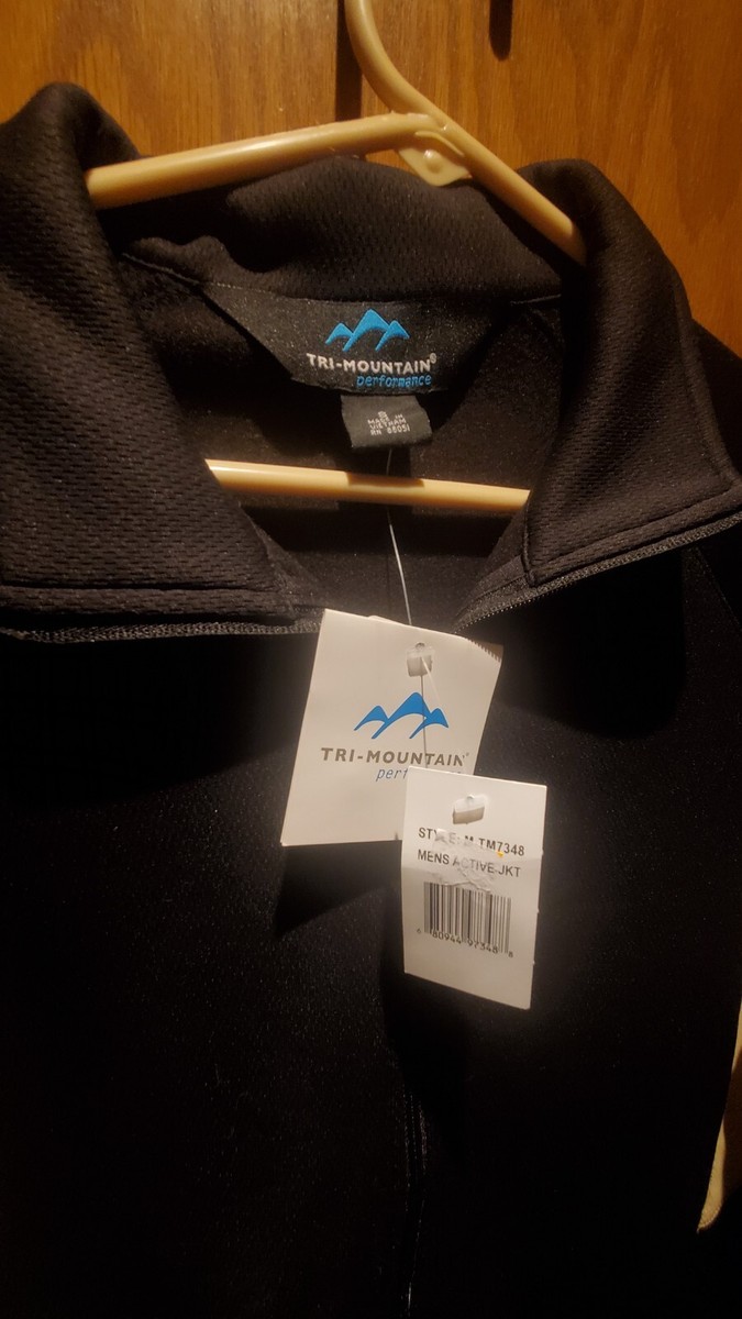 Tri-Mountain Performance Men's Active Jacket Zipper Front