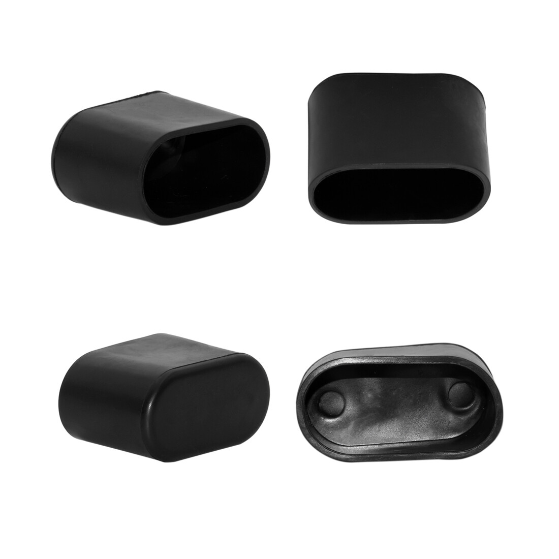 10PCS Oval PVC Patio Chair Leg Cover Nonscratch Tube End Cap