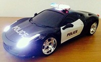 Safekom Police Radio Remote Control Led Toy Car Spider Flash Siren Sound Fast Safekom Police Radio Remote Control Led Toy Car Spider Flash Siren Sound Fast