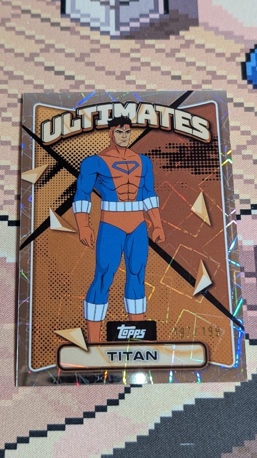 2025 Topps Finest Marvel X-Men '97 Titan #6 /199 Laser Refractor