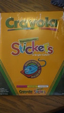 2 Two Crayola Repositionable Stickers 3 Bright Colors 54 Stickers in Pink, etc