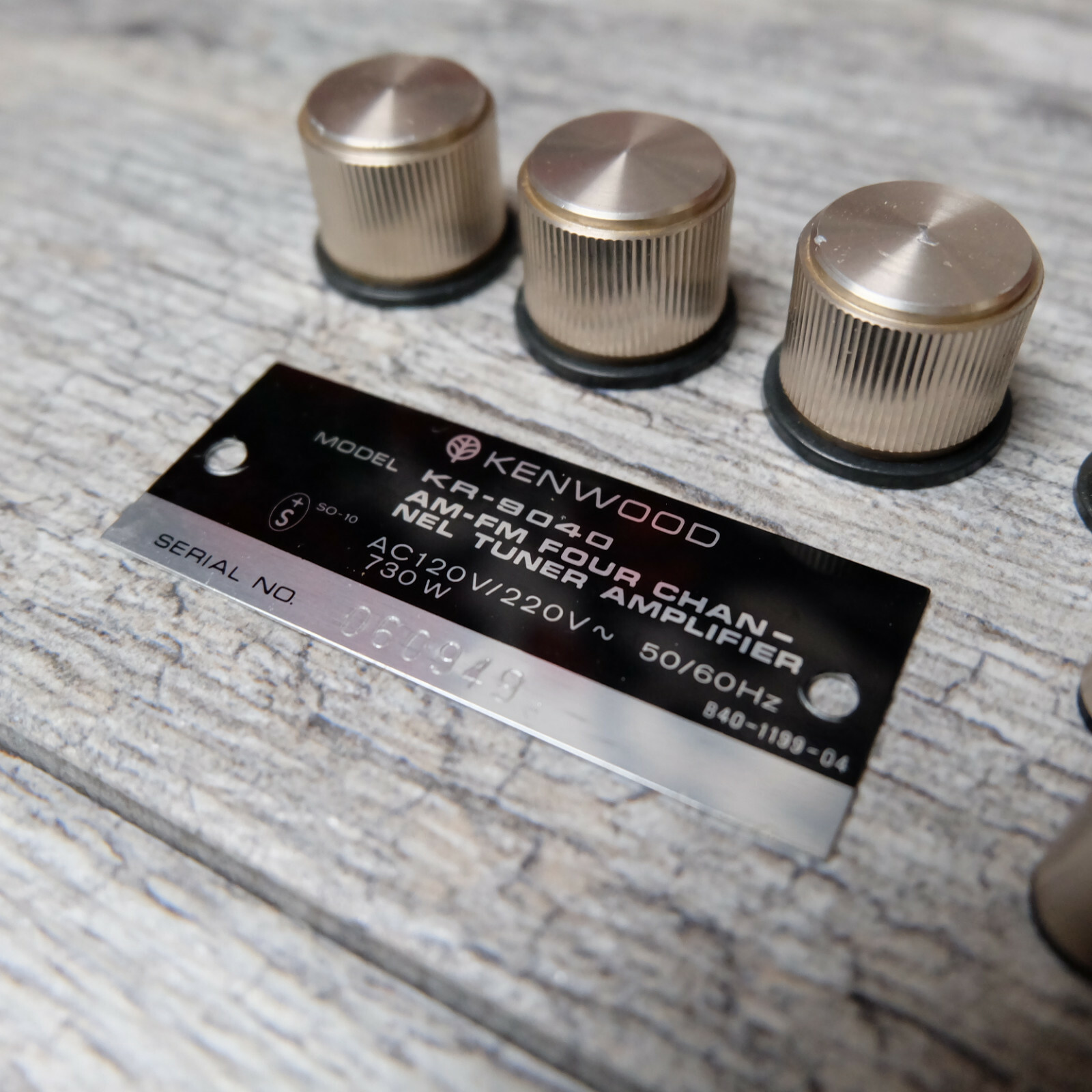 Kenwood Receiver Model KR9040 Lot of 10 Turn & Push Knobs eBay