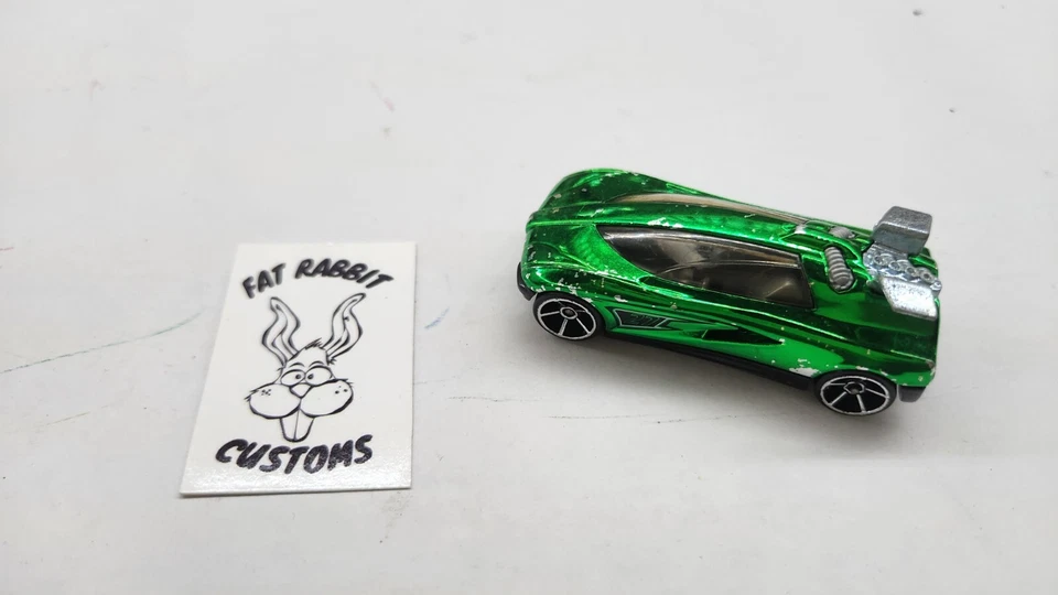 *VINTAGE* Hot Wheels - Octainium - Acceleracers Limited Edition - Green #178 - Image 2 of 3