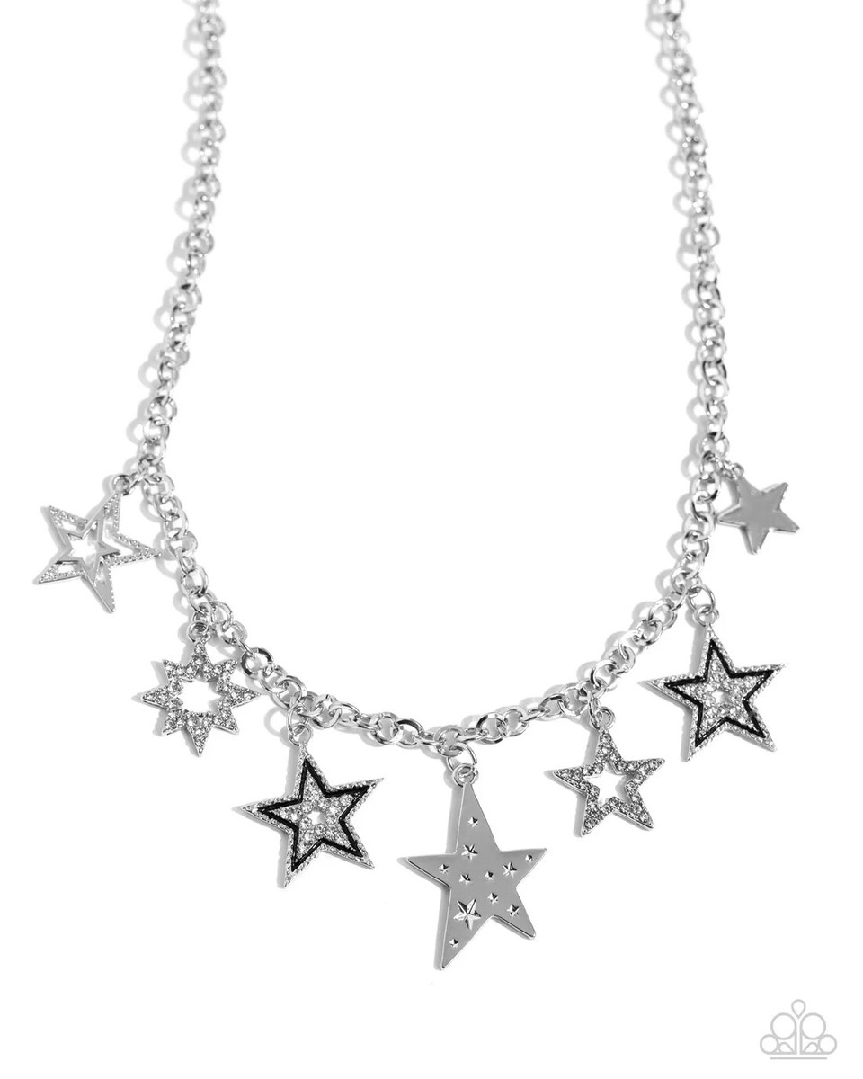 Paparazzi STARSTRUCK SENTIMENT black necklace | eBay