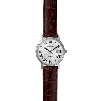 Claude Bernard Men's Brown Leather CB80084 Automatic Wristwatch 32mm CB207