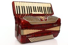 Fisarmonica Super Croetto 120 Basso Vintage LMM Fisarmonica Italia + Custodia