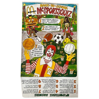 マクドナルド　McDonald's Back to School 2000年 4aaf24f0-1a40-4089-82a3-