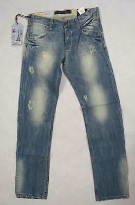 KAOS Denim Herren Jeans - distressed Look - W30 W31 W34 W38 L34 - helle Waschung