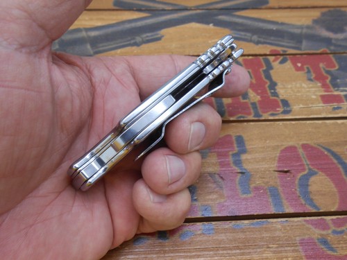 M Tech A/O Pocket Knife Plain Edge Blade Bottle Opener MT-A882 - Picture 8 of 8