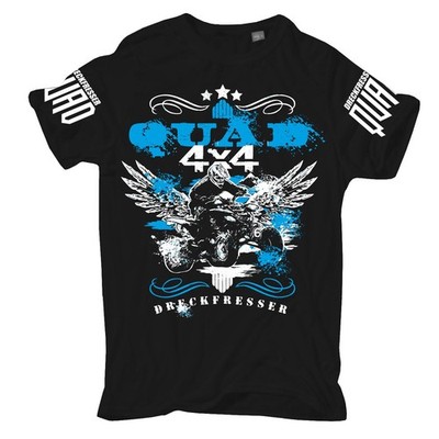 Männer T-Shirt Dreckfresser Quad Größe S - 8XL männer herren jungs offroad 