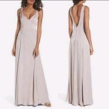 Show Me Your MuMu Jenn Maxi Dress Resort Size XXS Show Me The Ring Sheen Gown