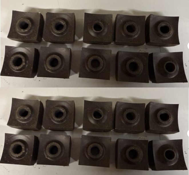 20 Pack FORESTRY MULCHER TEETH FOR GIYI FUTURE CHINESE MADE MULCHERS 12MM