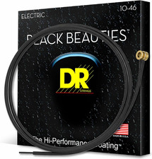 Electric Guitar Strings, Black Beauties - Black Coated, 10-46 BKE-10