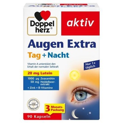 DOPPELHERZ Augen Extra Tag+Nacht Kapseln 90 ST