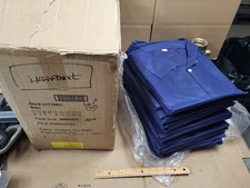 West Chester Lab Coat Large Blue U1710B open box of 20 