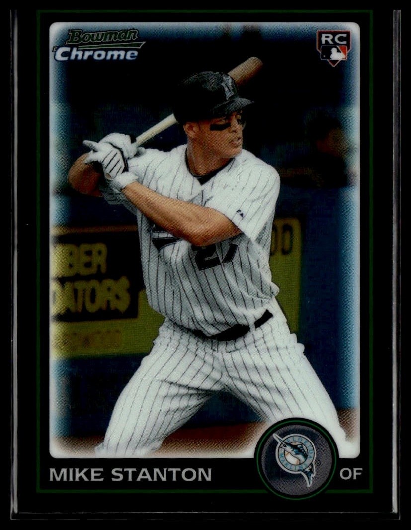 2010 Bowman Draft Picks & Prospects #BDP30 Mike Stanton Chrome RC