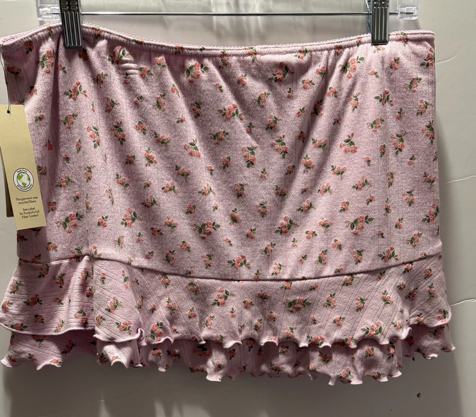 Pantalones cortos No Boundaries para mujer ropa de dormir nueva con etiquetas talla XXL (20) rosa floral Foto 4 de 4