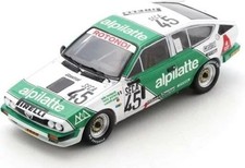 Spark 1/43 Alfa Romeo Alfetta GTV6 Luigi Racing Bastos 24H Spa 1982 Mini Car