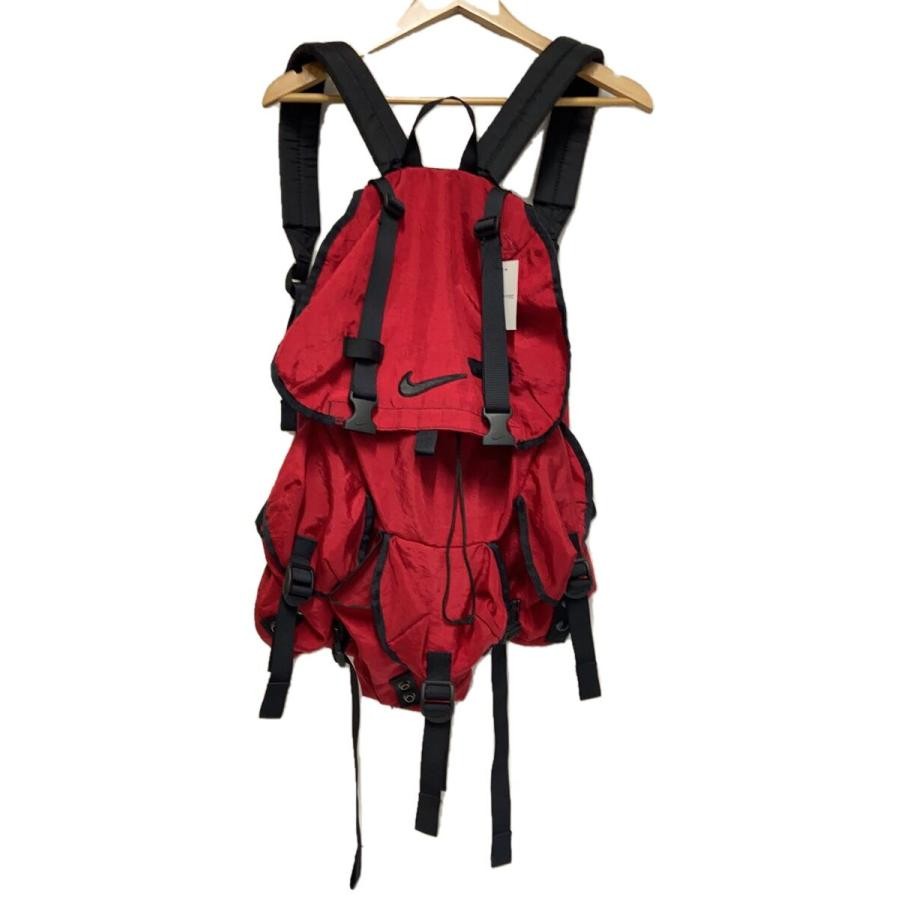 Nike 20L Parachute Nylon Backpack in Red and Navy