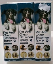 Pet Anti Chew Bitterness Spray No Chew Spray Anti Chew Spray 50mL 3 Pack
