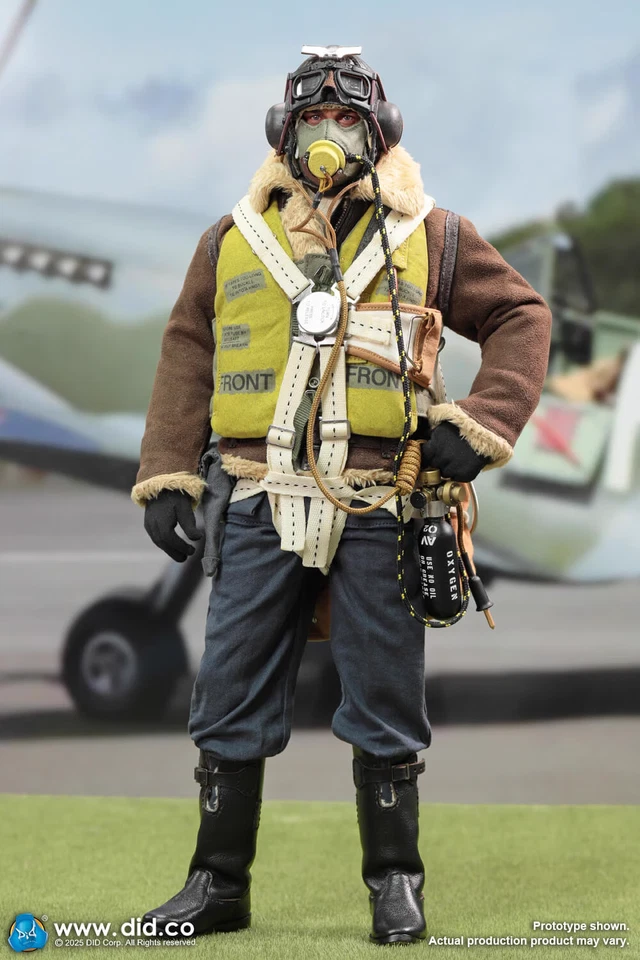 New DID K80187 1/6 WWII British Pilot Squadron Leader Tom in stock - Image 2 of 4