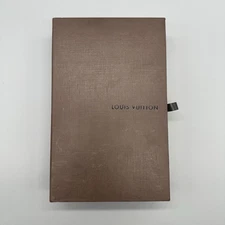 Authentic Louis Vuitton Box Brown Empty Gift Box 8.5x5.5x1.75" Wallet Box READ