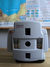 Cámara instantánea de primer plano Polaroid Macro 5 SLR con estuche y manual