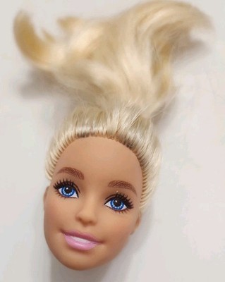 BARBIE HEAD ONLY MILLIE MOLD BLONDE HAIR PONYTAIL FOR REPLACEMENT OR OOAK DOLL