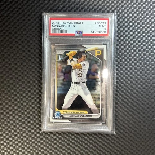 2024 Bowman Draft Chrome Konnor Griffin PSA 9 Mint Rookie RC #BDC22