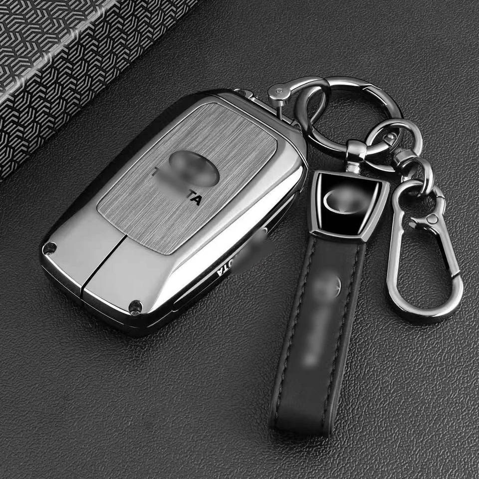 Funda metálica para llavero de coche para Toyota Sienna Yaris Corolla RAV4 Tundra Venza Foto 3 de 3