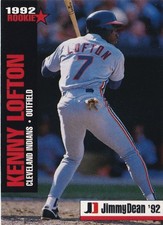 1992 Jimmy Dean Rookie Stars - Kenny Lofton #8