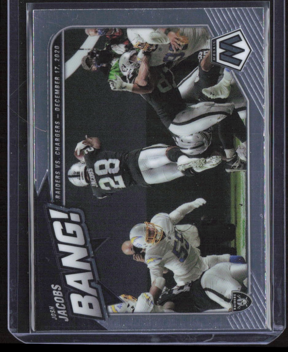 2021 Panini Mosaic - Bang! Josh Jacobs #B-10 Raiders
