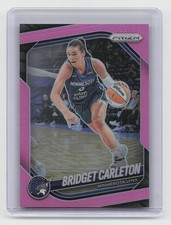 2025 Panini Prizm WNBA #88 Bridget Carleton Pink Prizms #/175