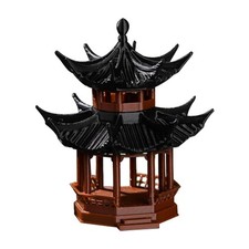 Mini Pagoda Statue Miniature Mini Japanese Fairy Garden Figurines for Zen Garden