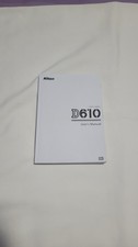 Nikon D610 ENGLISH Users Guide Instruction Manual