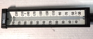 Weiss Instruments Industrial Glass Vari-Angle Thermometer 30-240F