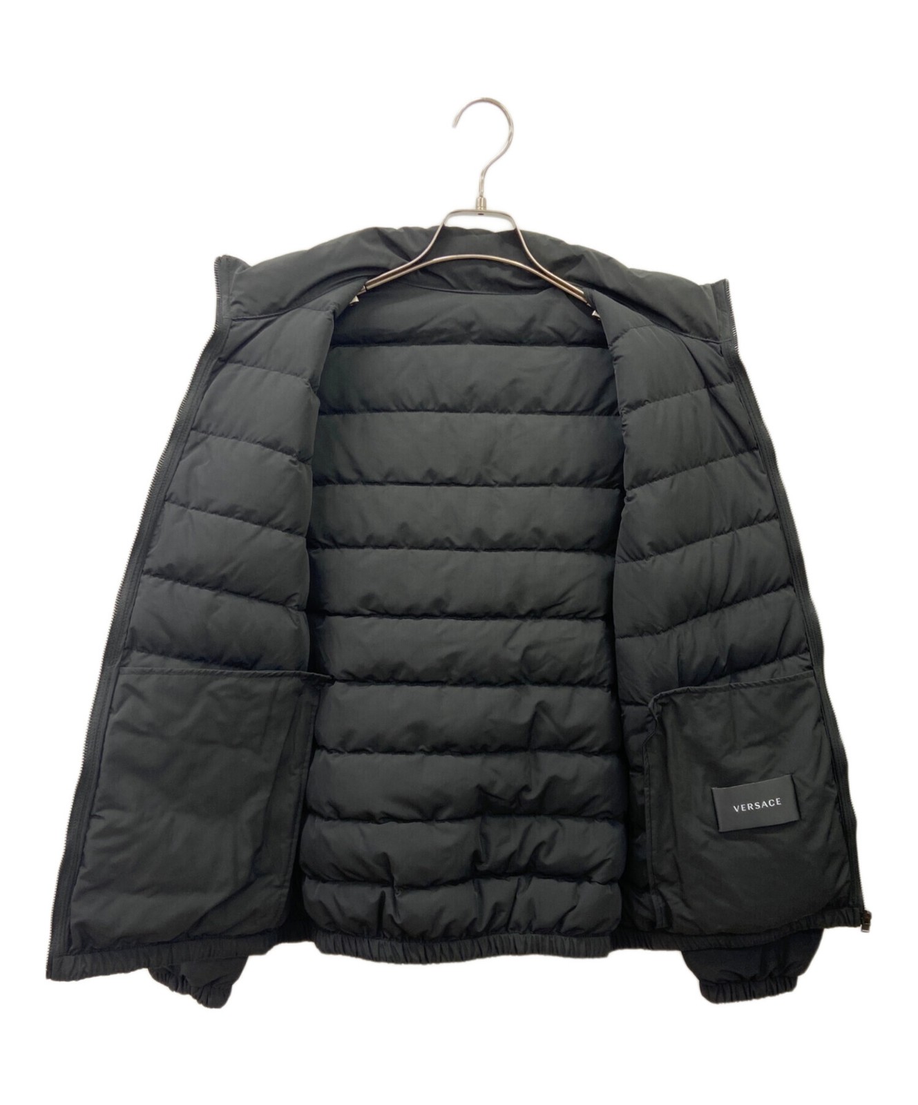 VERSACE Down Jacket/ Black/ Size 46 - image 4