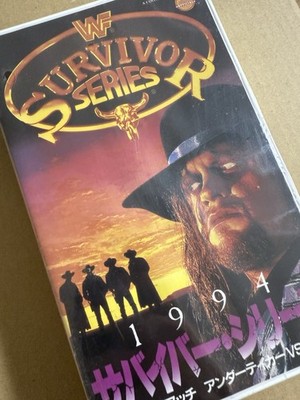 1994 WWF SURVIVOR SERIES VHS SAMPLE Sealed Undertaker vs Yokozuna Japanese WWE