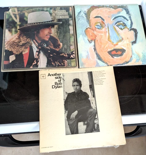 Bob Dylan Vinyl Lot---Desire---Self Portrait----Anothe Side of Bob-- MONO USED