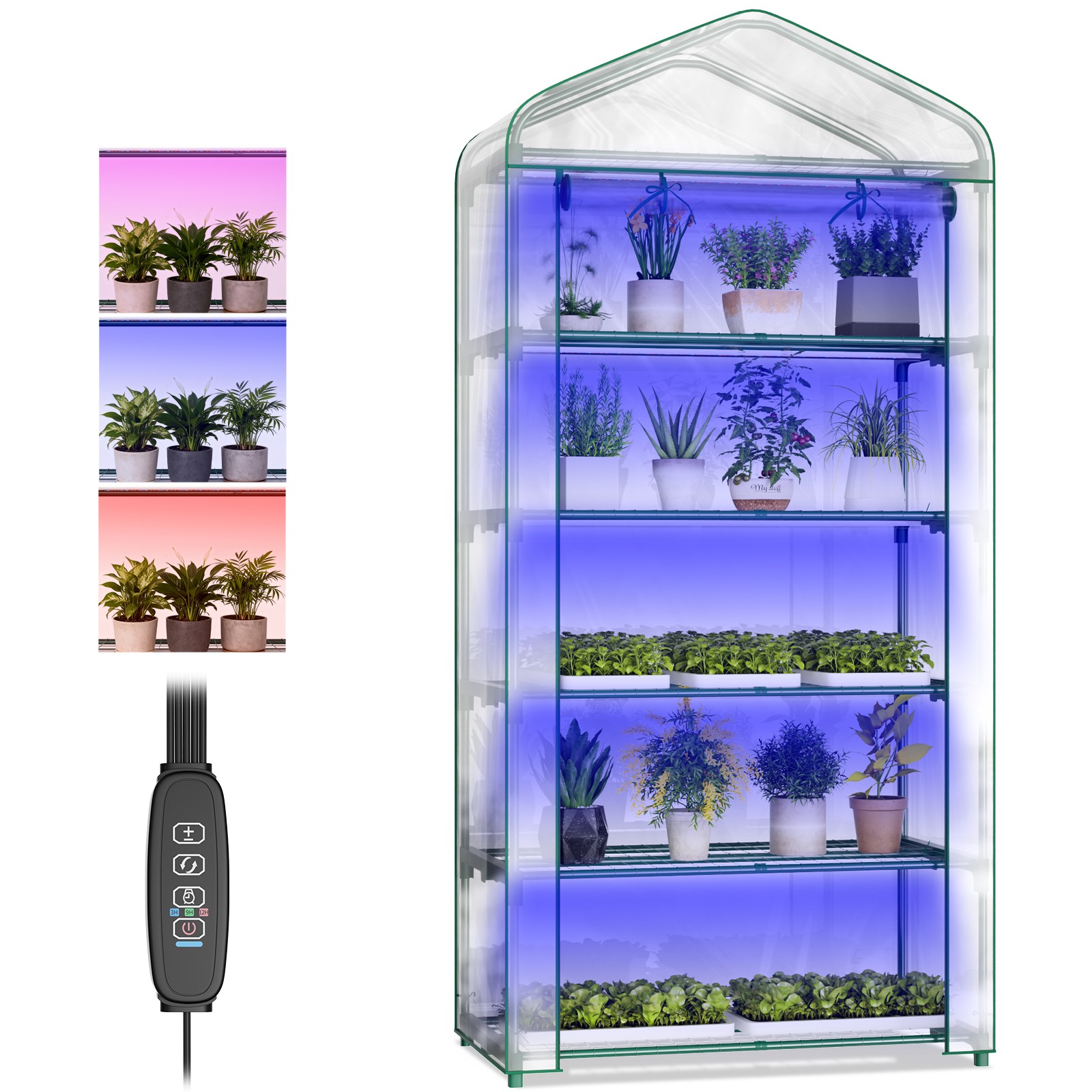 4-tier 5-tier Greenhouse &roll-up Cover