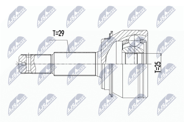 NTY Gelenksatz, Antriebswelle NPZ-RE-061 FüR Renault-image
