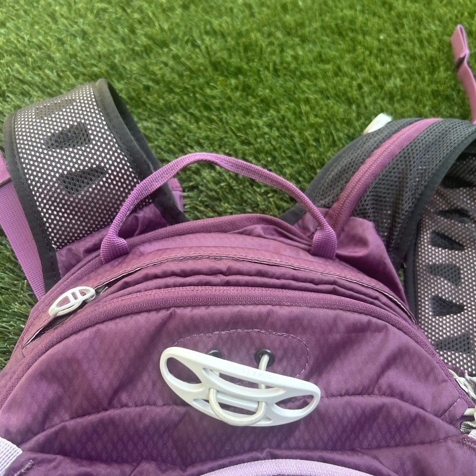 Mochila Osprey Verve 9 Pequeña Exterior Senderismo Púrpura Sin Vejiga de Agua Foto 4 de 4