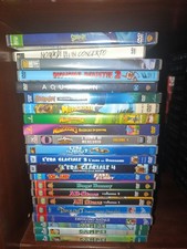 lotto dvd con 100 dischi di film e cartoni animati