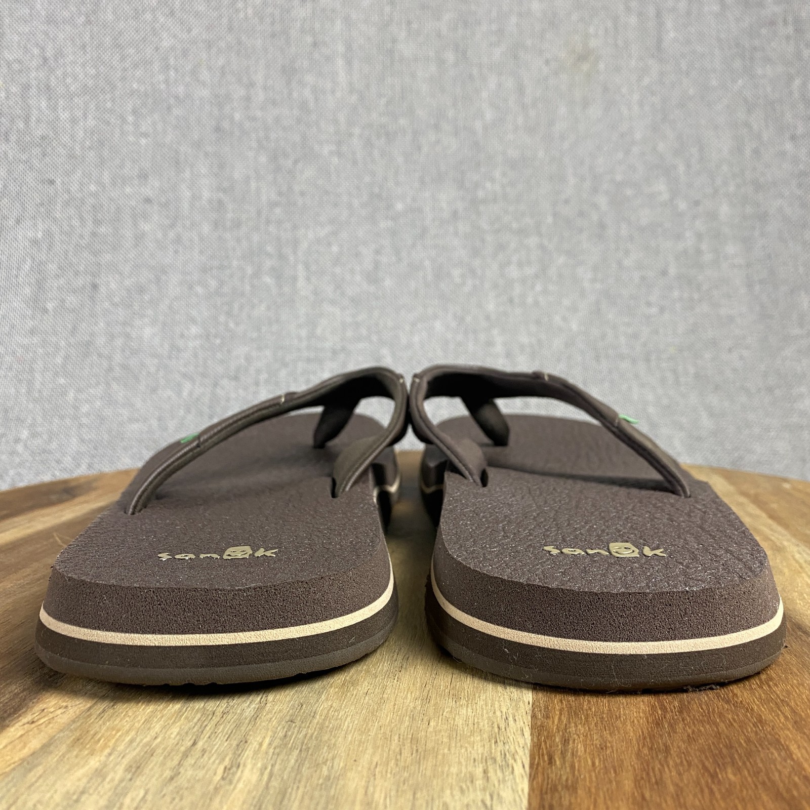 Sanuk Beer Cozy 2 Sandals Mens 13 46 Brown Comfort Primo Flip Flops image 7